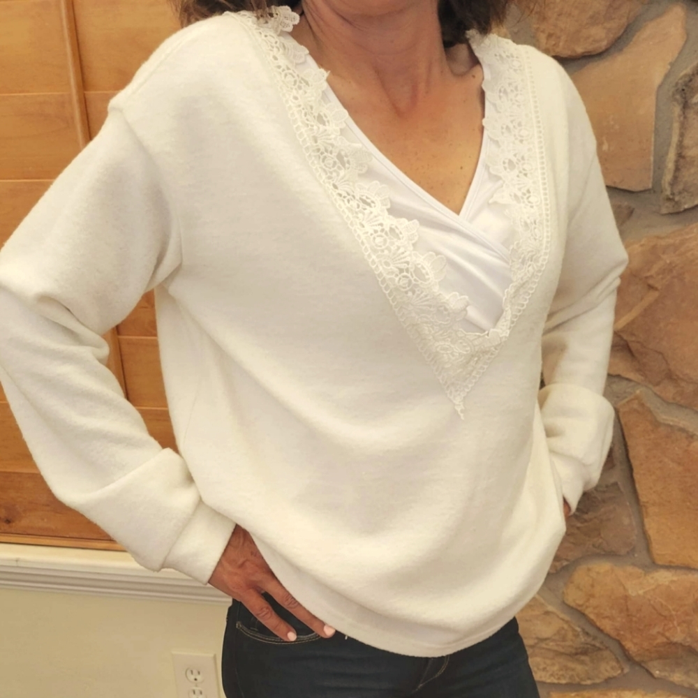 White sweater